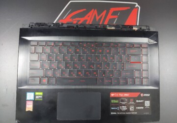 Клавіатура (топкейс/клавіші) для ноутбука MSI GF63 Thin 9SC
