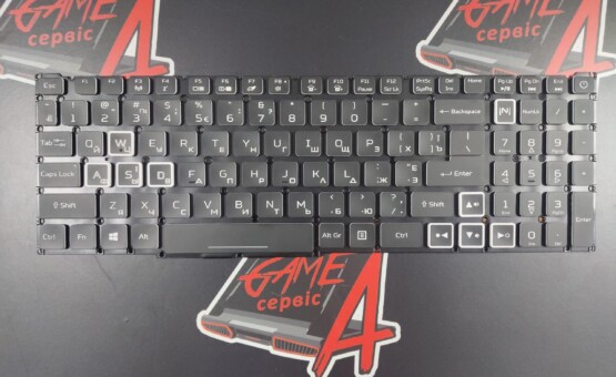 Клавіатура для ноутбука Acer Nitro 5 AN515-45 AN515-56 AN515-57 AN517-41 AN517-57 (RGB)