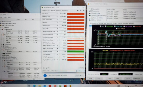 результаты тестов Asus ROG Strix G512LU