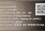 розбірка Lenovo Legion 17ACH6H