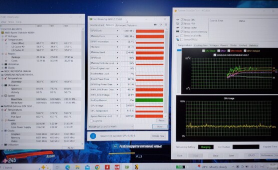 час роботи від батареї ноутбука Lenovo Legion 5 15ARH05